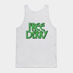 Free Derry  -- Retro Faded Style Design Tank Top